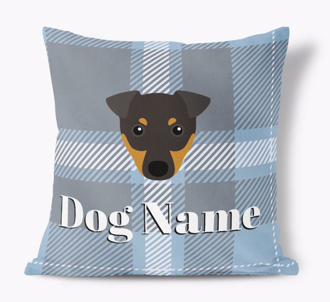 Tartan Pattern: Personalized {breedFullName} Soft Touch Pillow